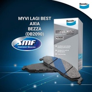 BENDIX FRONT DISC BRAKE PAD MYVI LAGI BEST AXIA BEZZA DB2090