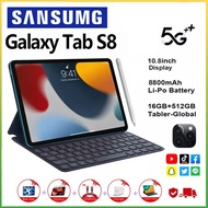 【แป้นพิมพ์ฟรี】2023 ใหม่ Sansumg Tab S8 แท็บเล็ต 10.8 นิ้ว RAM16G ROM512G โทรได้ Full HD แท็บเล็ตถูกๆ Andorid 11.0 Tablet แท็บเล็ตโทรได้ 4g/5G แท็บเล็ตสำหรับเล่นเกมราคาถูก ส่งฟรี รองรับภาษาไทย หน่วยประมวลผล 11-core แท็บแล็ตของแท้ แทปเล็ตราคาถูก รับประกัน1ป
