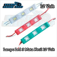 Lampu Led 3 Mata KECIL BK 12 Volt