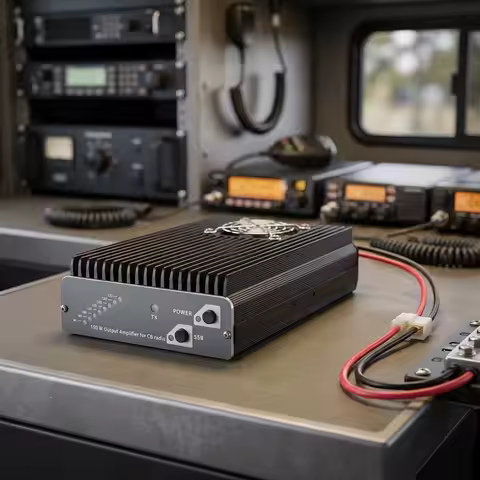 120-160W CB27 Power 25-30MHz For SSB For FM AMCW Radio High Gain Linear Amp 1-5W Input 50 Ohm HF Tra