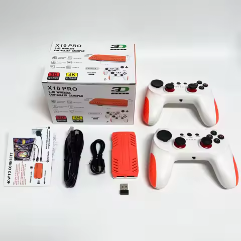 2026 New 128G X10 PRO GameStick 4K Video Game Console 3D Games Built-In 50K Games 40+ Emulators Retr