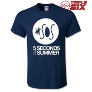 TRIPLESIX - T-Shirt / T-Shirt - 5 seconds of summer 5SOS - NAVY