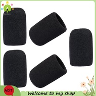 【lesley】5Pcs Mic Windscreen Windproof Foam  Filter for  ATR2500 AT2035 AT2050 AT4040 Microphone Wind