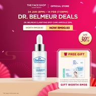 THE FACE SHOP OFFICIAL Dr.Belmeur Clarifying Spot Care Ampoule 22ml, Acne Serum, Pore Sebum Care