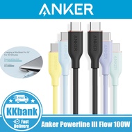 Anker Powerline III Flow 100W USB C to USB C Cable 100W Type C Charging Cable Fast Charge
