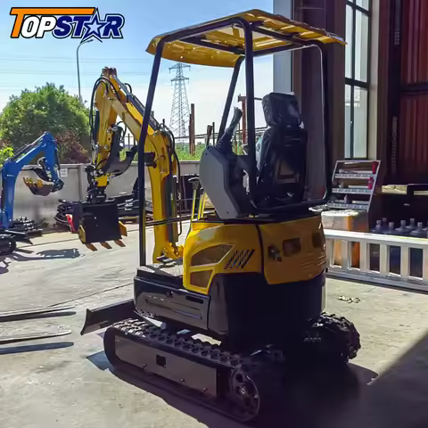 Customize 0.9 Ton 2.3 Ton Changchai Engine Mini Excavator Zero Tail Swing Bagger CE EURO5 EPA Factor