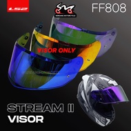LS2 FF808 STREAM ll VISOR BLUE RED PURPLE PINLOCK