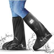 Premium Rain Shoe Cover Rubber Waterproof Motorcycle Bike Reflective Boot Footwear kasut hujan kasut kalis air (1 Pair)