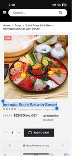 Inomata Sushi Set with Server