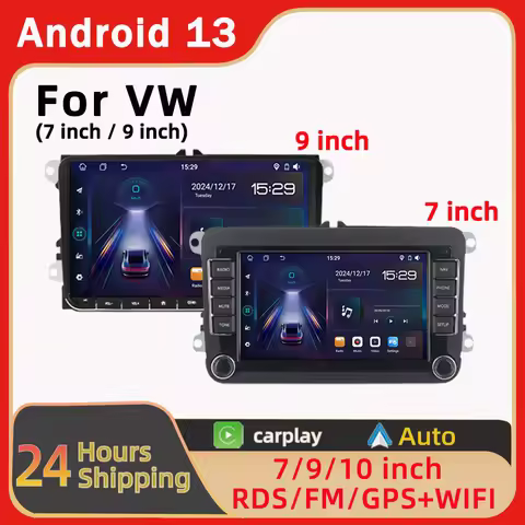 Android 13 car radio For Volkswagen Passat b6 b7 golf 5 6 Polo Jetta Skoda radio auto Multimedia Pla
