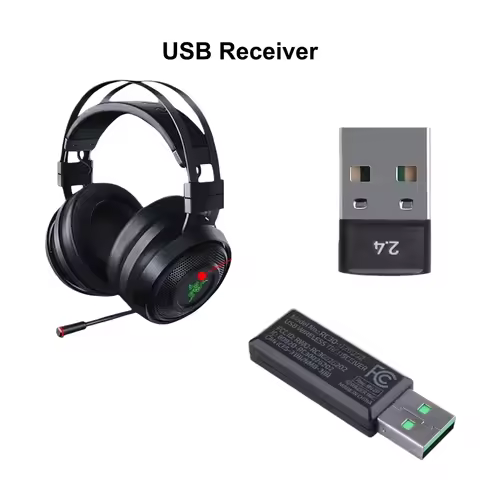 Original Dongle USB Receiver Adapter / Charging Cable For Razer Nari Ultimate/ Essential headset Rep