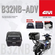GIVI BOX B32NB ADV / B32N-ADV FULL SPEC WITH CARGO NET BACKREST MP60N BACKREST