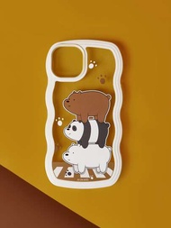 We Bare Bears X SHEIN 邊框拼接透明手機殼