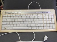 網拍唯一 稀有品 微星MSI ES300mu USB有線鍵盤 白 二手良品 陽台