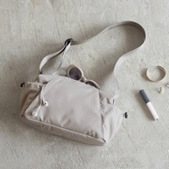 防潑水再生尼龍隨身包【駝色】輕量胸包/斜挎/側背包 休閒戶外