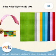MALOTOYS - Base Plate Duplo Block Board Duplo 16x32 Dots Board Lego Base Plate Baseplate Brick Brick