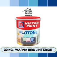 Cat Tembok Interior Nippon Paint Platone Warna Biru 20 KG