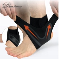 Dream Hunter Sport 1PCS Compression Ankle Guards Supports Anti Sprain Outdoor Basketball Football Ankle Brace Protector Straps Bandage Wrap Foot Safety