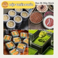 Tiramisu tin box - mousse cake tin box - round tin - Square tin - cold cake