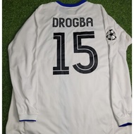 04-05 long sleeve DROGBA LAMPARD ROBBEN Top Quality Retro Football Jersey custom fans T-shirt
