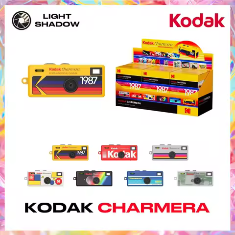 KODAK CHARMERA Keychain Digital Camera Blind Box Single Box (1PC)/Whole Set (6PC),Mini Camera,Digica