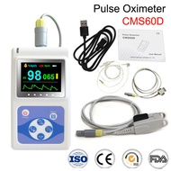 CONTEC CMS60D Handheld PULSE oximeter ความอิ่มตัวของออกซิเจนในเลือดทารกแรกเกิด/ผู้ใหญ่/เด็ก Probes (