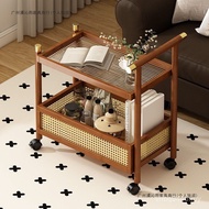 Cabinet Snack Shelf Table Side Sofa Sundries Trolley Storage Floor Multi-Layer Sundries Table Mobile