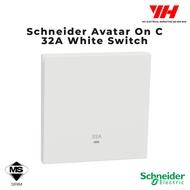 Schneider Electric Avatar On C 32A Switches (White)