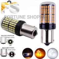 LED REVERSE LIGHTS TURN SIGNAL SIGN 1156 CANBUS BA15S BAU15S 144 SMD LED 12-24V LED DAJJAL SUPER BRI