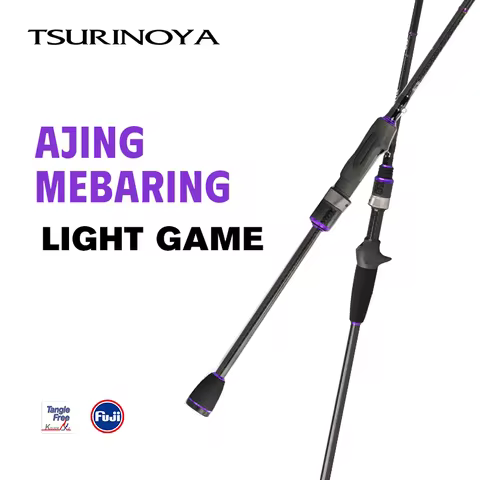 TSURINOYA Ultralight AJING Fishing Rod Elf PRO S752UL S822L 2.26m2.49m Weight 88g Rockfish Lure Spin