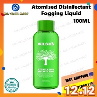 100ml Disinfectant Fogging Liquid for fog machine 99.9% kill gems Fog Solution