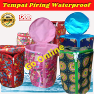 Tas Piring Sarung Piring Kain Anti Debu Tebal Jumbp Besar Tempat Penyimpanan Mangkok Wadah Piring An