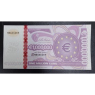 The European Dream One Million Euro Non-Negotiable Note 欧洲梦 100 万欧元非流通票据