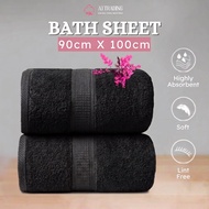 AJT Towels 90x180cm Hotel Premium Fulfy Towel Spa Towel Saloon Towel Bath Towel Jumbo Tuala Mandi
