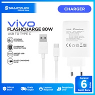 Vivo 80W Flash Charge Type C Fast Charging Charger Original 100%