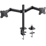 HUANUO Dual Monitor Mount for 2 Monitors up to 30 inches, Heavy Duty Dual Monitor Stand Holds up to 