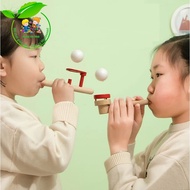 Blow the ball to practice air for your baby