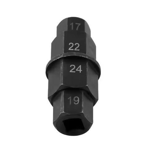 Hex Allen Key Socket Spindle 17mm 19mm 22mm 24mm 4 in 1 Motorcycle Front Axle Outdoor Personal Motor