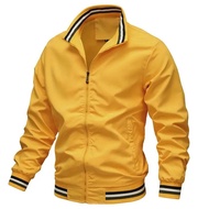 Men Casual Sports Jacket Stand Collar Zipper Jacket Zipper Jacket2026116-2