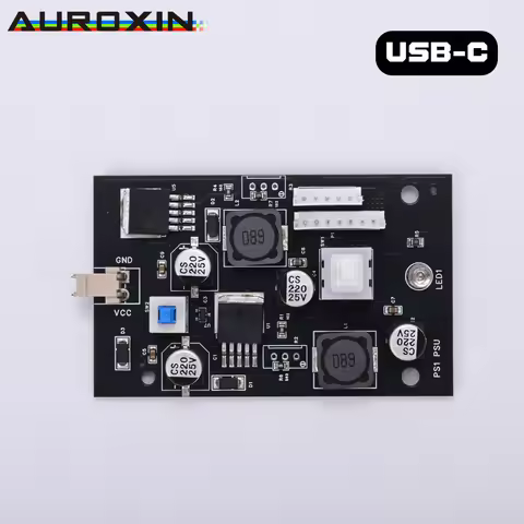 PS1PSU USB C 12V3A Power Supply Board For Playstation 1 Fat Game Console Power Supply Replacement Fo