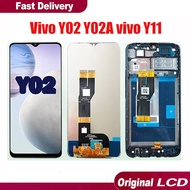 Original For Vivo Y02T Y02 Y02A vivo Y11 (2023) V2236A LCD Screen With Frame Display Touch Screen