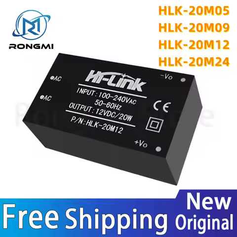 1pcs 100% New HLK-20M05 20M05 HLK-20M09 20M09 HLK-20M12 20M12HLK-20M24 20M24 AC-DC Isolation Switch 