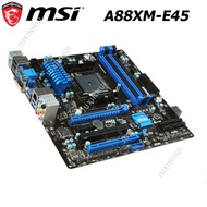 【Used】 MSI A88XM-E45 V2  Desktop Motherboard AMD A88X Socket FM2/FM2+ DDR3 64GB MATX Original Used M