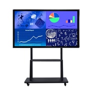 《KL 》65 75 86 inch interactive whiteboard smart touch screen TV For School Classroom Interactive pan