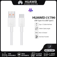 HUAWEI Cable Original 6A Super Fast Charging Cables Type C Data line for Mate 50 40 30 Pro Mate X RS P50 P40 P30 P20 Pro Honor 10 20