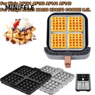 MINIFELE 1pcs Waffle Baking Mold, Square Reusable Air Fryer Waffle Maker, Silicone Waffle Mould for 