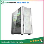 Aigo DarkFlash DK431 (Mesh) - White - PC Casing