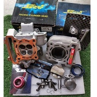 🔥🔥HOT ITEM 🔥🔥Y15ZR/LC135 COMBO SET SWIPOH SUPER HEAD OVER CNC PORTING /SUPER BLOCK S1 63MM/73/30MM S