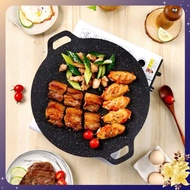 Cast iron pan SIZE 34 - Stone baking pan non-stick pan size 34 cm Korean non-stick stone pan chao da