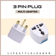 3 Pin Conversion Plug UK Adapter China Plug Universal Travel Plug Adapter CN/US/EU/AU to UK 英规转换插头中国